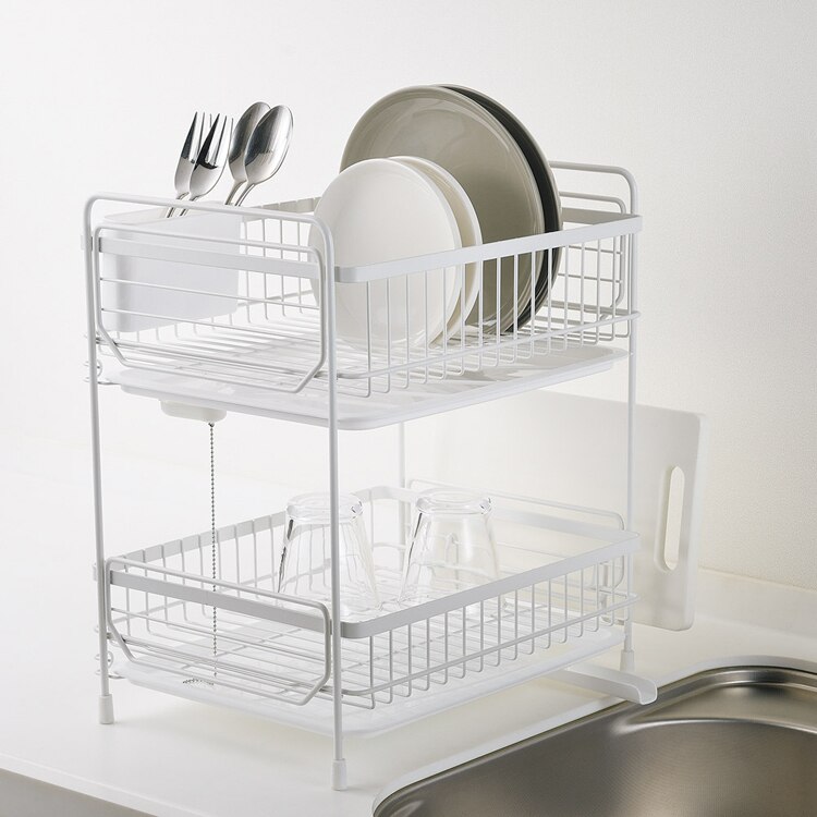 パール金属 2段水切りラック レギュラー HC-508 HC-514 【プラザセレクト】