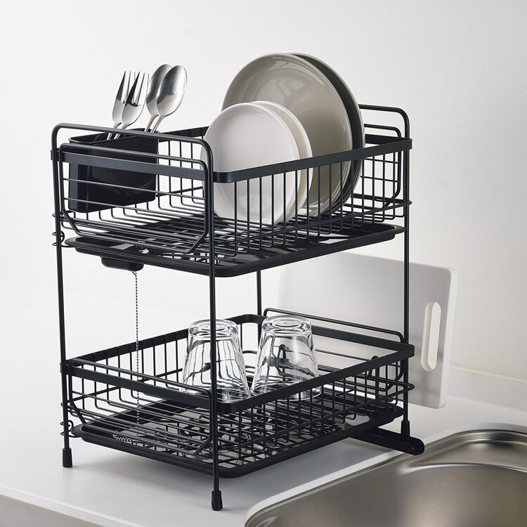 パール金属 2段水切りラック レギュラー HC-508 HC-514 【プラザセレクト】