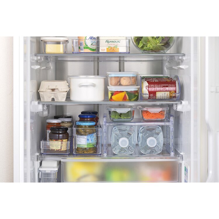 リバティーコーポレーション 冷蔵庫収納棚 伸縮式 クリアブルー LD-283 【プラザセレクト】