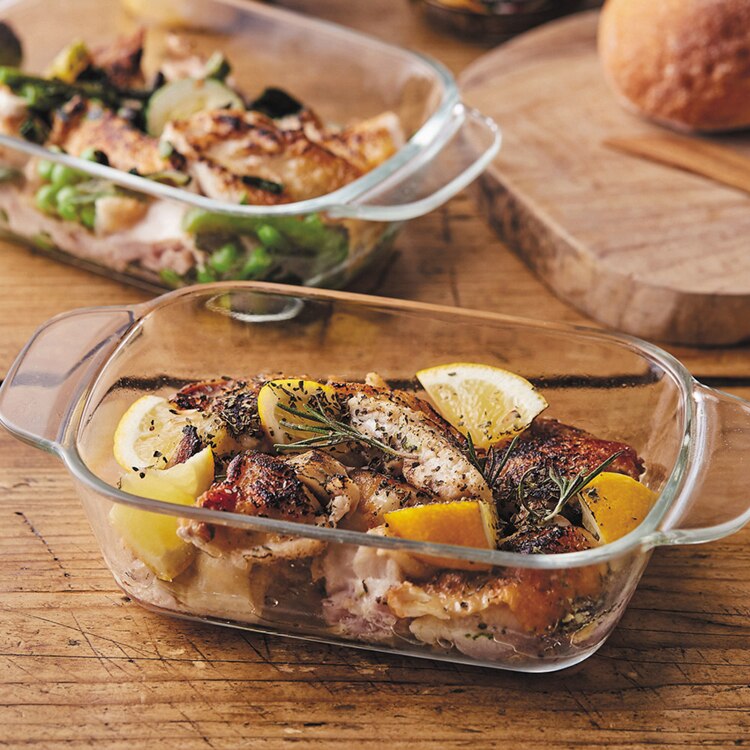 パール金属 耐熱皿 角型 580ml CP-8585 【プラザセレクト】