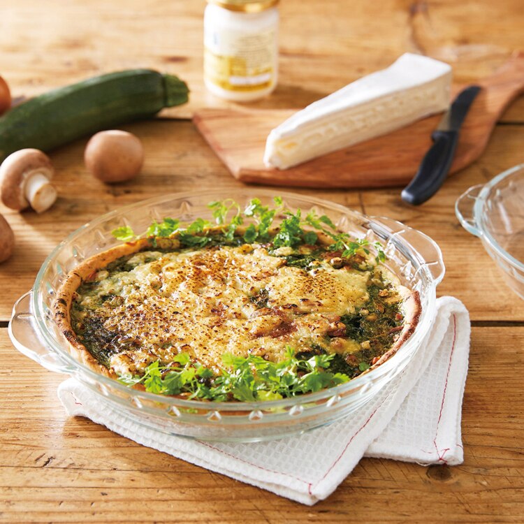 パール金属 耐熱皿 丸型 20cm CP-8588 【プラザセレクト】