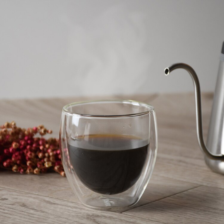 パール金属 ダブルウォールグラス 250ml 2個セット CP-8540 【プラザセレクト】