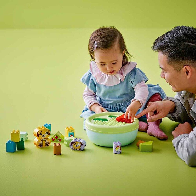 DUPLO はじめてのデュプロ ワンちゃんのおうちと型はめパズル 10441 【プラザセレクト】
