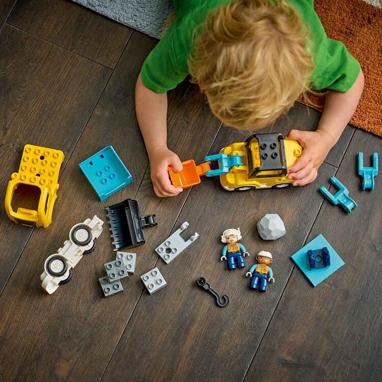 DUPLO 3 in 1 こうじげんばの車 10475 【プラザセレクト】