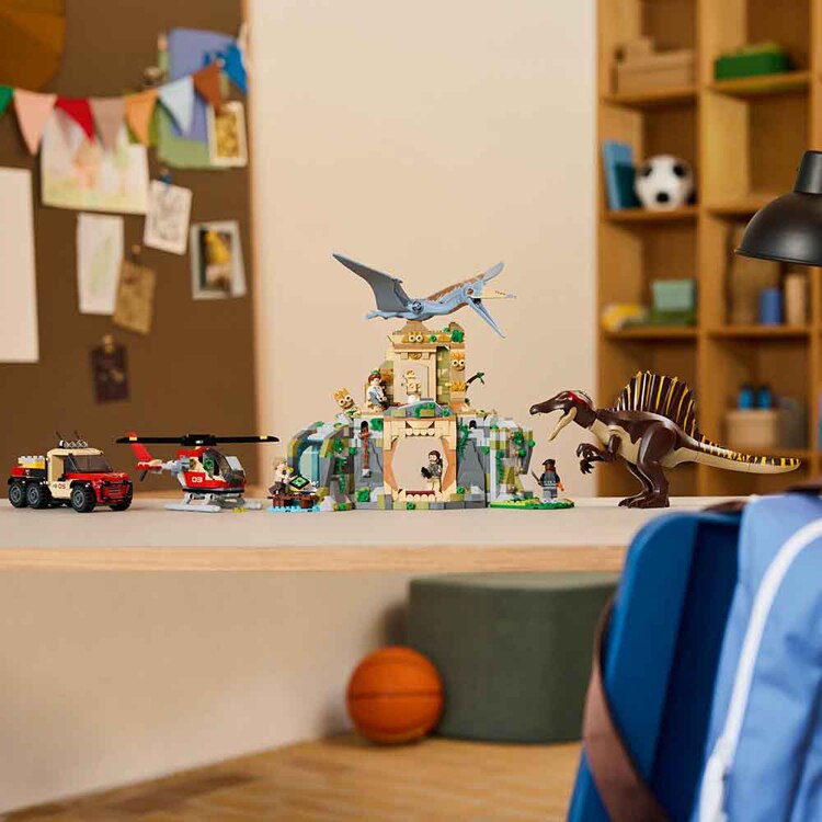 JURASSIC WORLD スピノサウルスとケツァルコアトルス 上空ミッション 76976 【プラザセレクト】