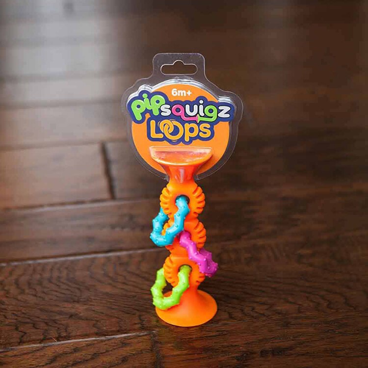 赤ちゃん おもちゃ 知育玩具 ピップ スクイグズ ループス オレンジ pipSquigz Loops- Orange FA165-1