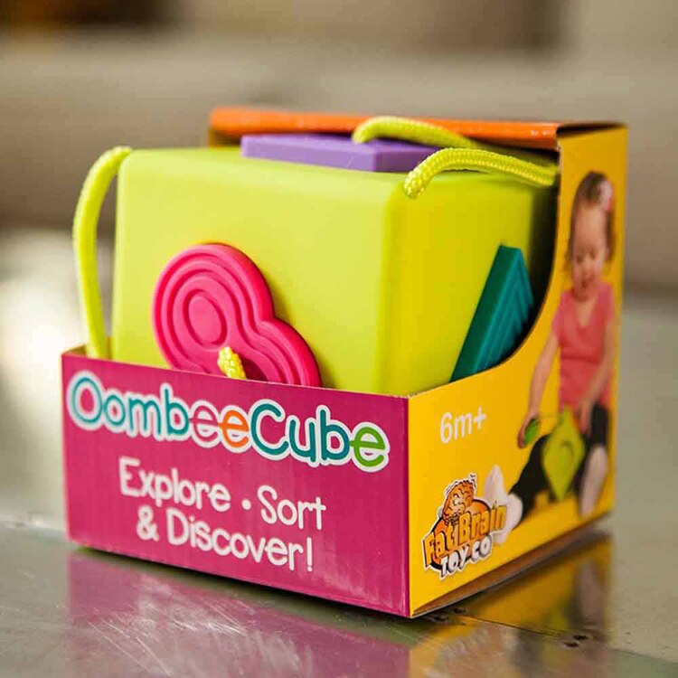 赤ちゃん おもちゃ 型はめパズル オームビーキューブ OombeeCube FA120-1
