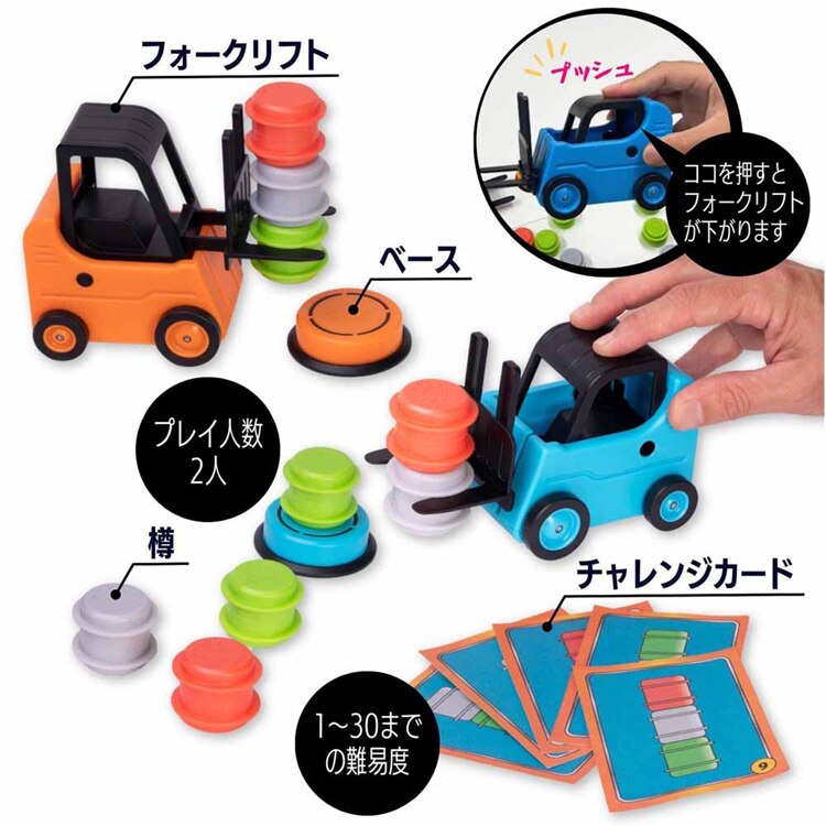 おもちゃ アクションゲーム 積んで運んで GO!GO!フォークリフト Forklift Frenzy FA347-1