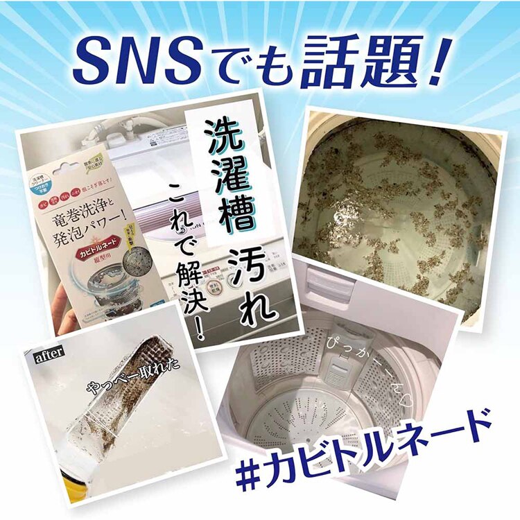 LIBERTA カビトルネードNeo 洗濯槽クリーナー 6007010 【プラザセレクト】