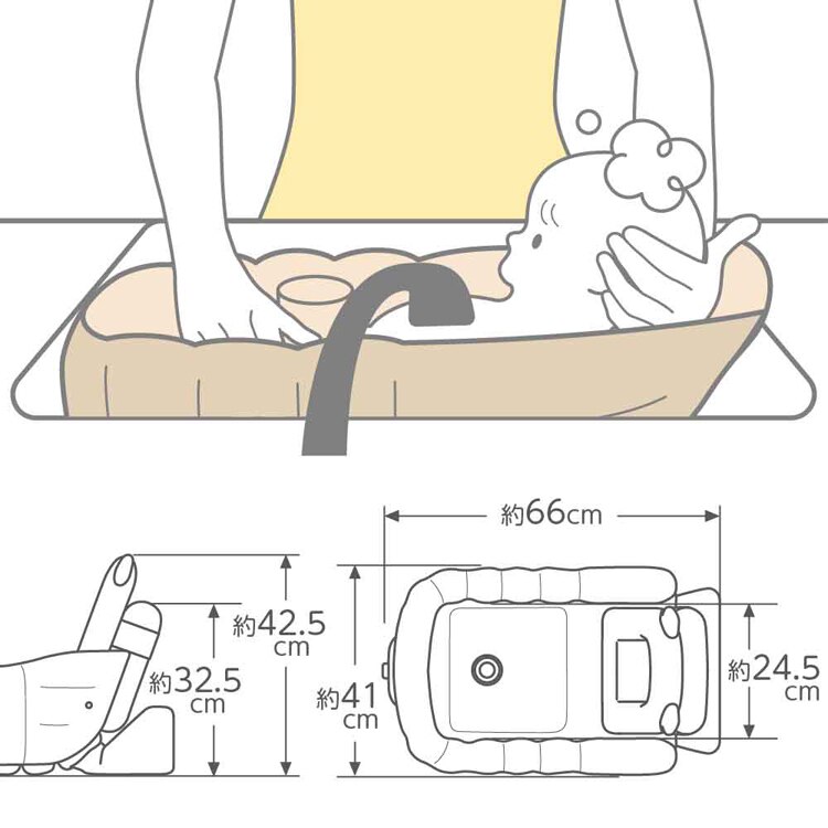 ミッフィーふかふか ベビーバス ステップアップ 120504 【プラザセレクト】