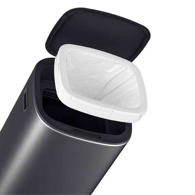 WINCOD 13Lスマートダストボックス 自動密閉･自動交換機能搭載 シルバー TH-SAT13-SL