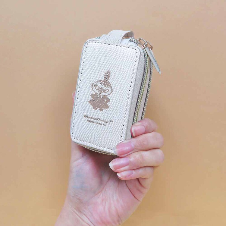 【倉庫登録】ダブルポケットキーケース リトルミイ アイボリー FS1103 【プラザセレクト】