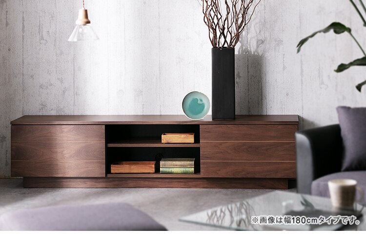 【時間帯指定不可】テレビ台 ボックスタイプ 125cmBTS-SD125U-WN ウォールナット4