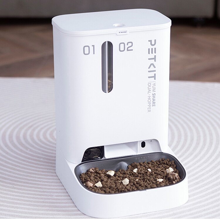 PETKIT カメラ付自動給餌器2タンク P591 【プラザセレクト】