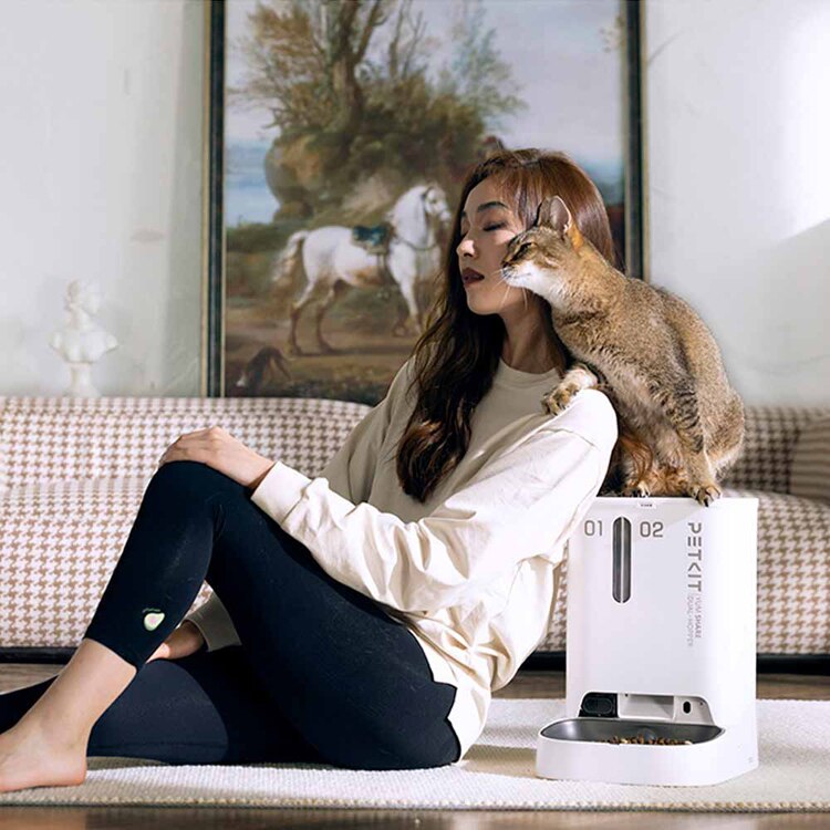 PETKIT カメラ付自動給餌器2タンク P591 【プラザセレクト】